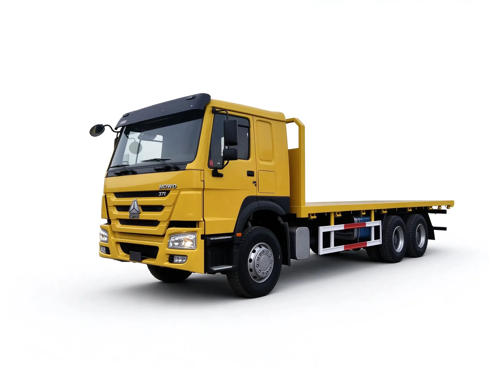 豪沃 6x4 平板运输车