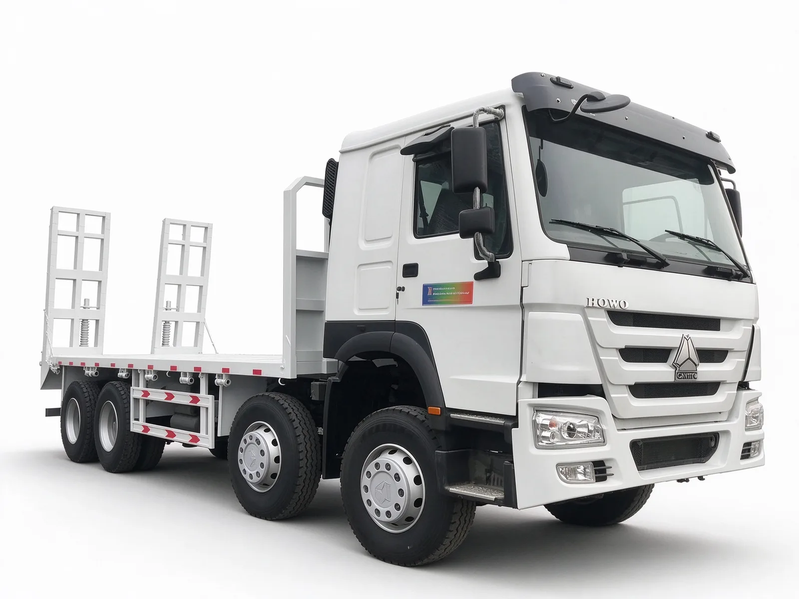 豪沃 8x4 平板运输车