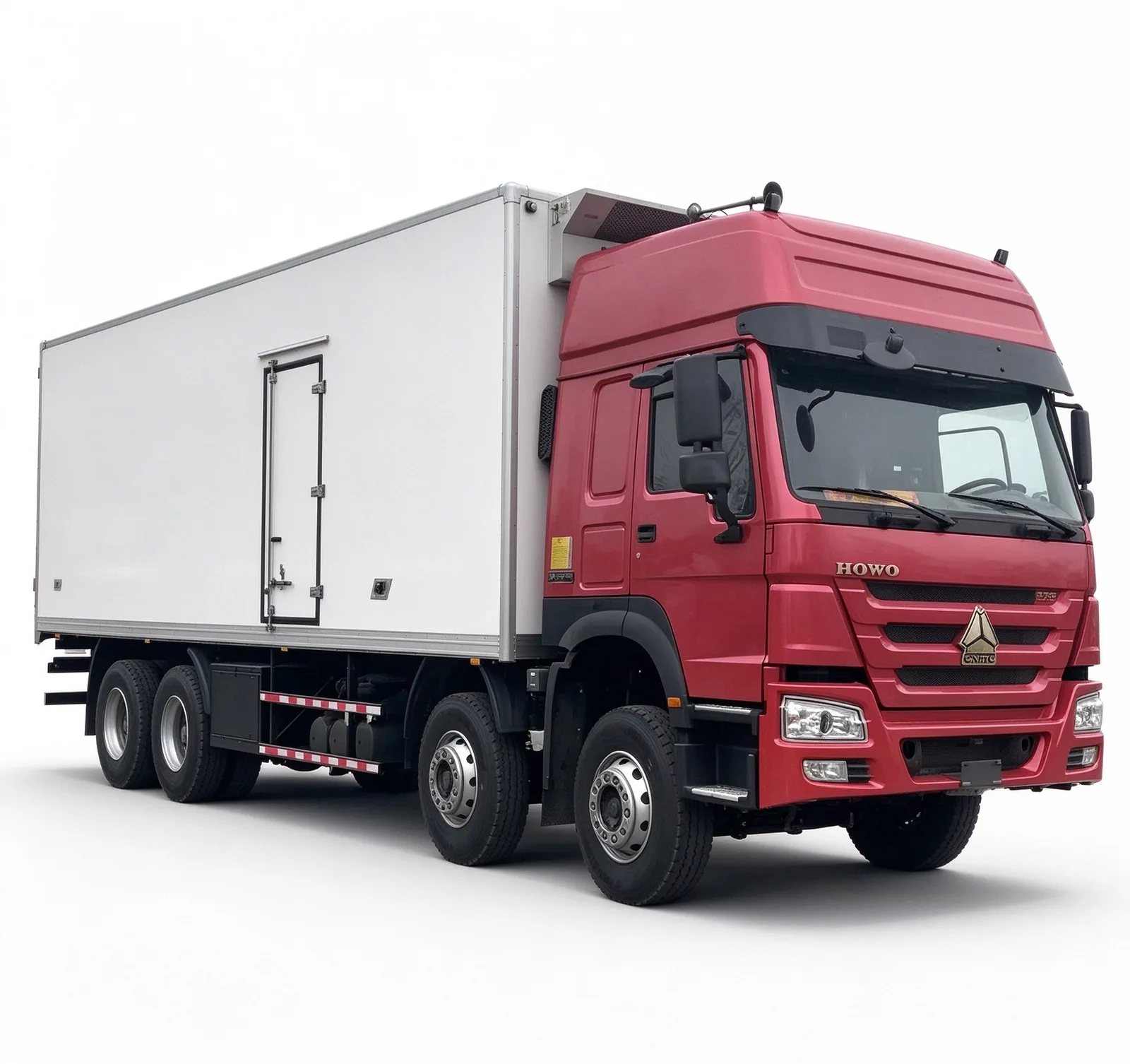 豪沃 8x4 冷藏车