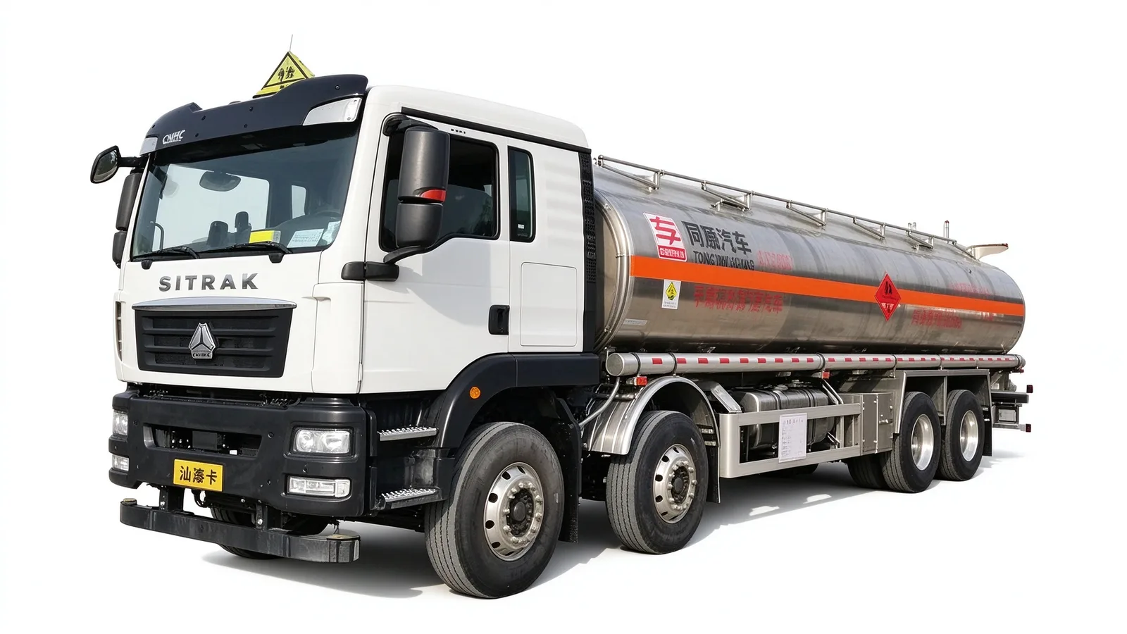 汕德卡 G7S 8x4 油罐车